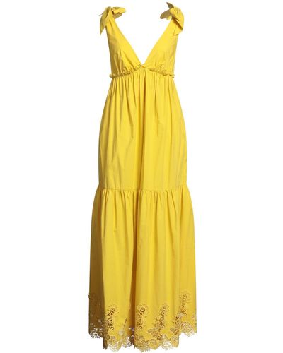 P.A.R.O.S.H. Maxi Dress - Yellow