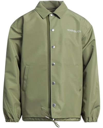 Khrisjoy Overcoat & Trench Coat - Green
