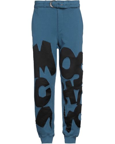 Moschino Slate Trousers Cotton, Polyester - Blue