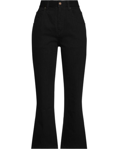 Saint Laurent Denim Pants - Black