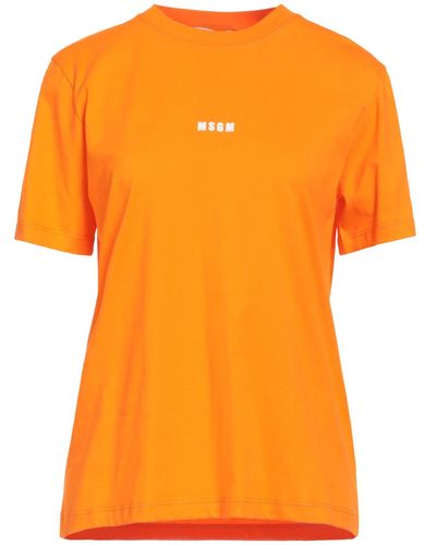 MSGM Camiseta - Naranja