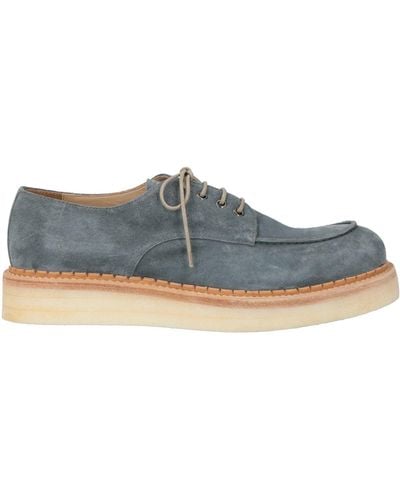 Eleventy Slate Lace-Up Shoes Leather - Blue