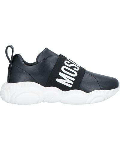 Moschino Logo Strap Sneakers - Blue