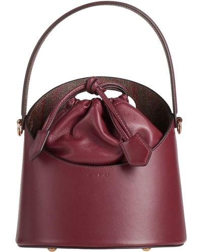 Etro Handbag Cotton, Polyester, Pvc - Red