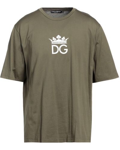 Dolce & Gabbana T-shirts - Grün