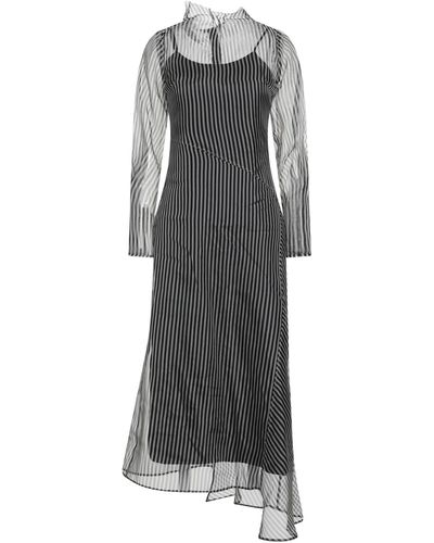 Aglini Long Dress - Gray