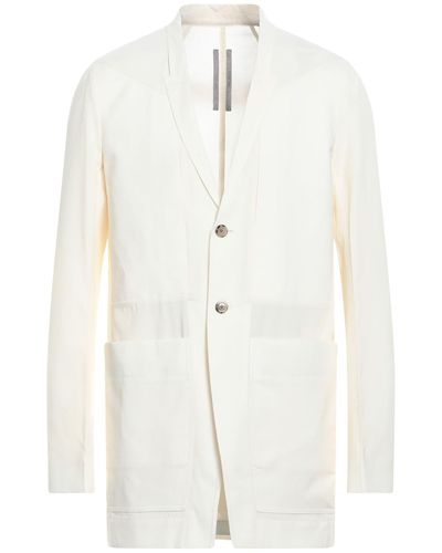 White Rick Owens Coats for Men | Lyst