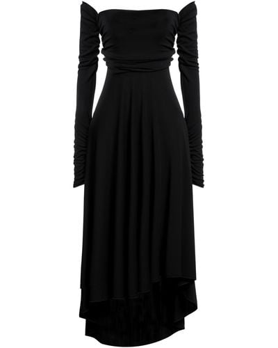Erika Cavallini Semi Couture Vestido midi - Negro