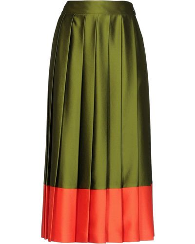 MSGM Midi Skirt - Green