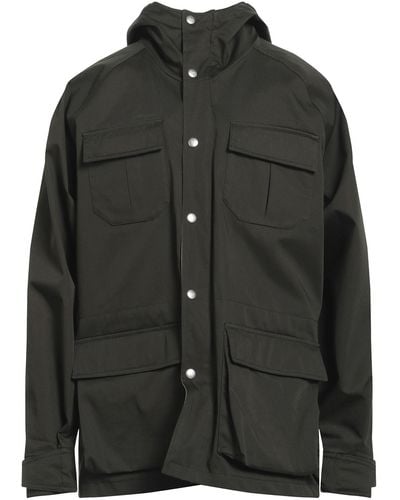 Holubar Overcoat & Trench Coat - Black