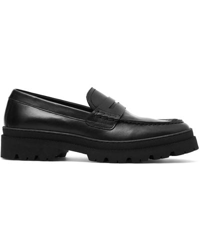 COS Chunky Leather Loafers - Black
