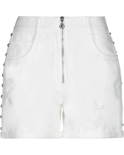Relish Denim Shorts - White