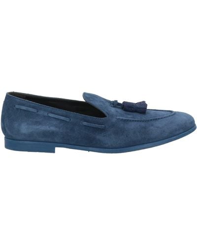 Lo.white Lo. Loafers Leather - Blue