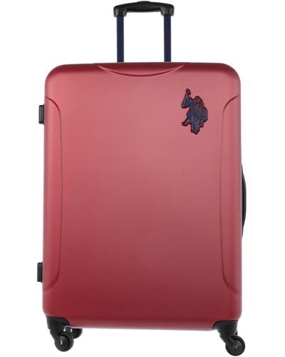U.S. POLO ASSN. Wheeled Luggage - Red