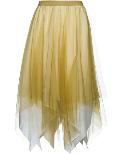 Marc Le Bihan Midi Skirt - Yellow