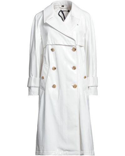 Sealup Overcoat & Trench Coat - White