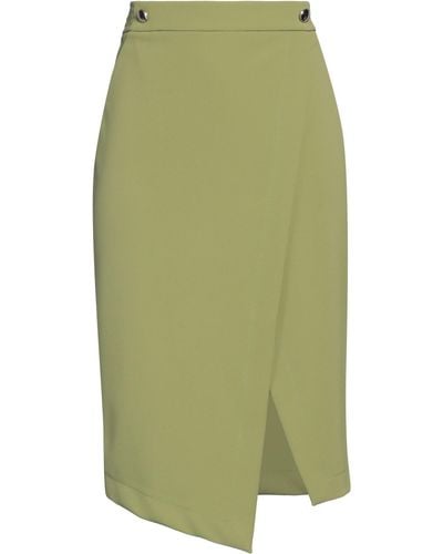 Kaos Midi Skirt Polyester, Elastane - Green