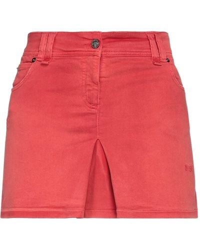 John Galliano Denim Skirt - Red
