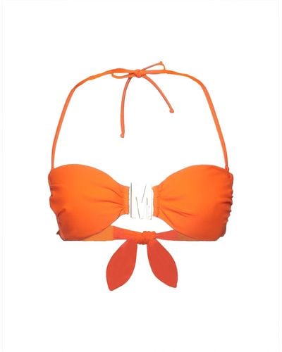 Moschino Top de bikini - Naranja