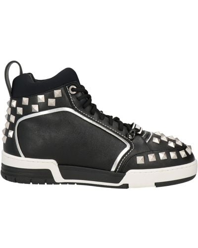Moschino Trainers Leather - Black