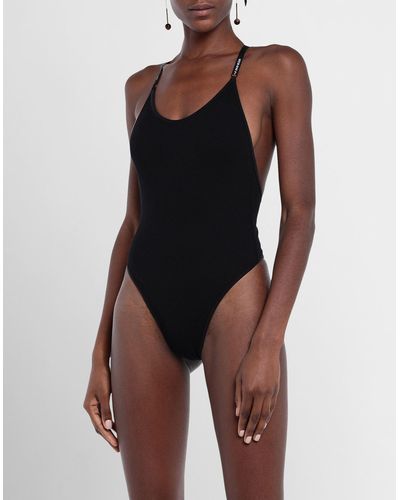 Heron Preston One-piece Swimsuit - Black