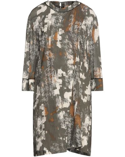 Manila Grace Robe courte - Gris