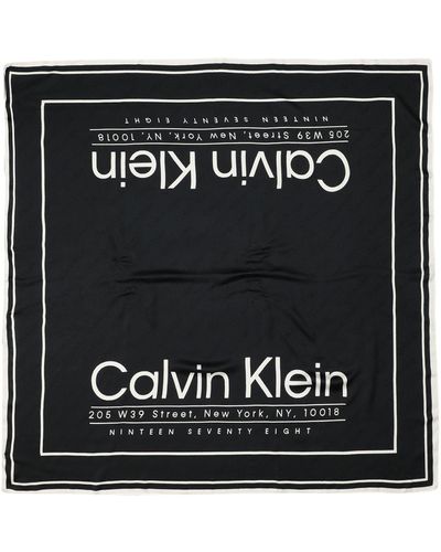 Calvin Klein Schal - Schwarz
