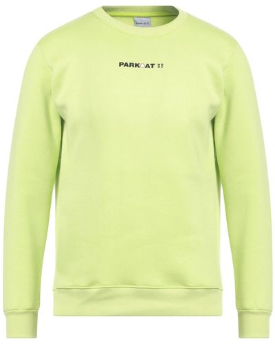Parkoat Acid Sweatshirt Cotton, Polyester - Yellow