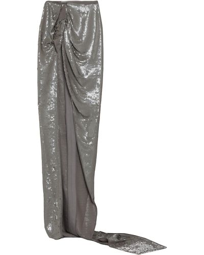 Rick Owens Mini Skirt - Grey