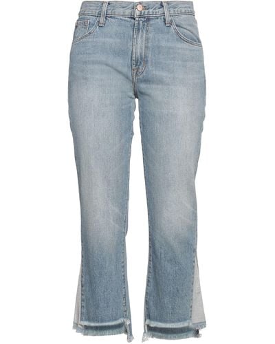 J Brand Cropped Jeans - Blau