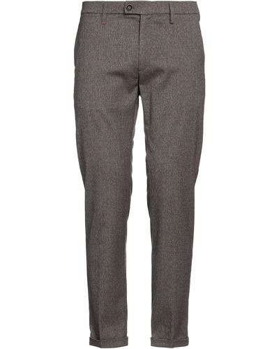 RE_HASH Trousers Polyester, Viscose, Elastane - Grey