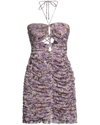 Sabina Musayev Mini Dress - Purple
