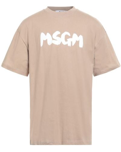 MSGM T-shirts - Natur