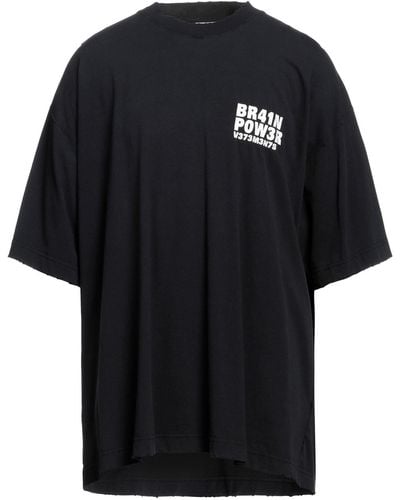 Vetements Camiseta - Negro