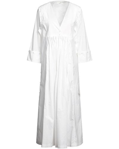 Isabel Benenato Maxi Dress - White