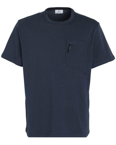 Woolrich T-shirts - Blau