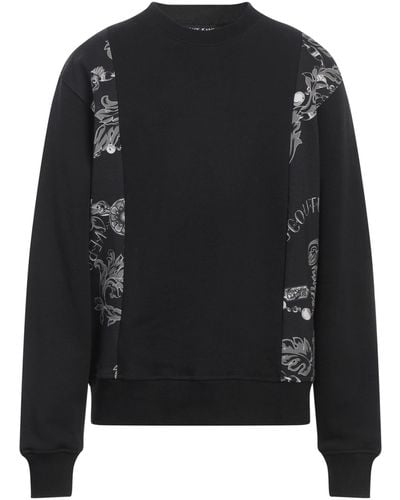 Versace Sweatshirt Cotton, Elastane - Black