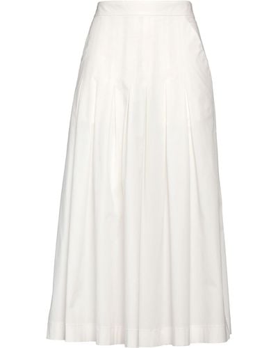 Boutique Moschino Midi Skirt - White