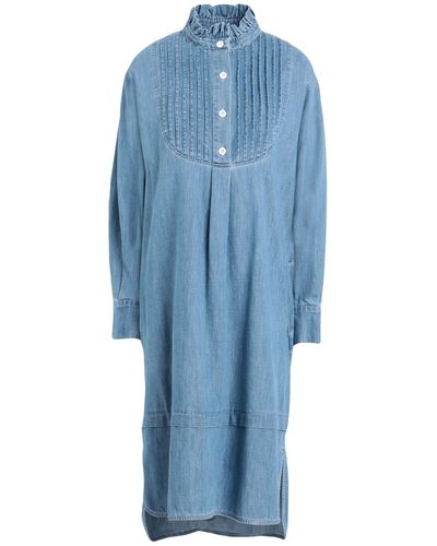 See By Chloé Midi Dress Cotton - Blue