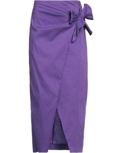 Patrizia Pepe Maxi Skirt - Purple