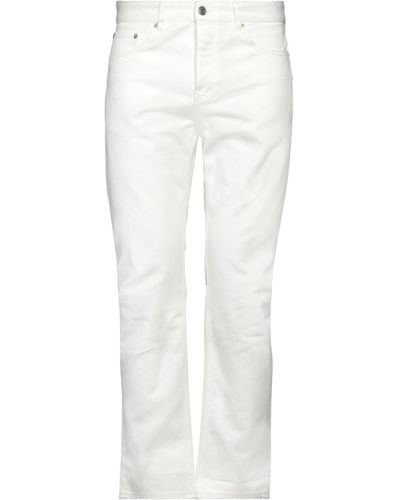 Maison Kitsuné Denim Pants - White