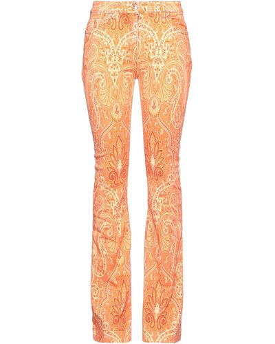 Etro Pantaloni Jeans - Arancione