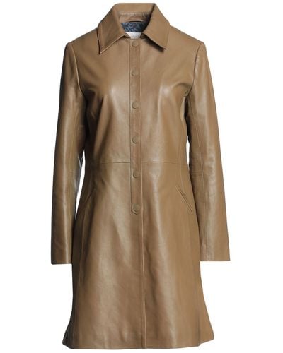 See By Chloé Overcoat & Trench Coat Lambskin - Natural