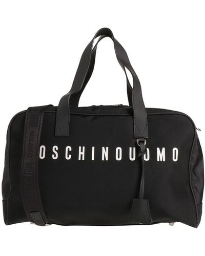 Moschino Duffel Bags Textile Fibers - Black