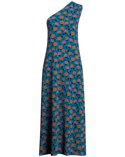 Siyu Midi Dress - Blue