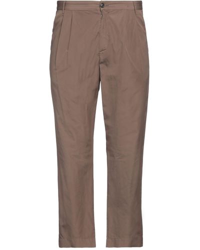 Grifoni Khaki Pants Cotton - Brown
