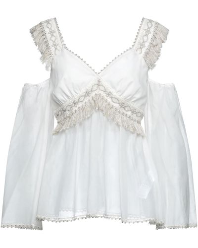 Blumarine Top - Weiß