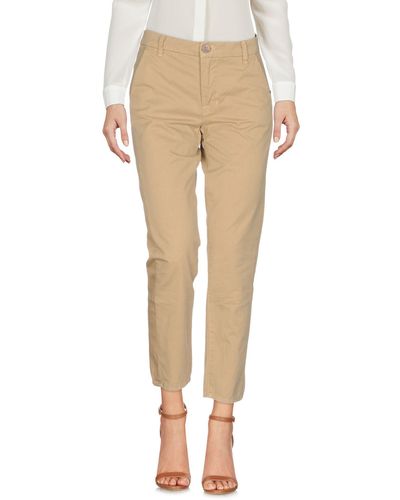 J Brand Cropped Pants - Natural