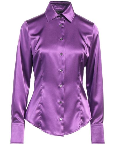 Brian Dales Shirt Polyester, Elastane - Purple