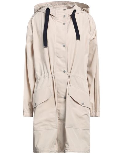 Eleventy Overcoat & Trench Coat - Natural